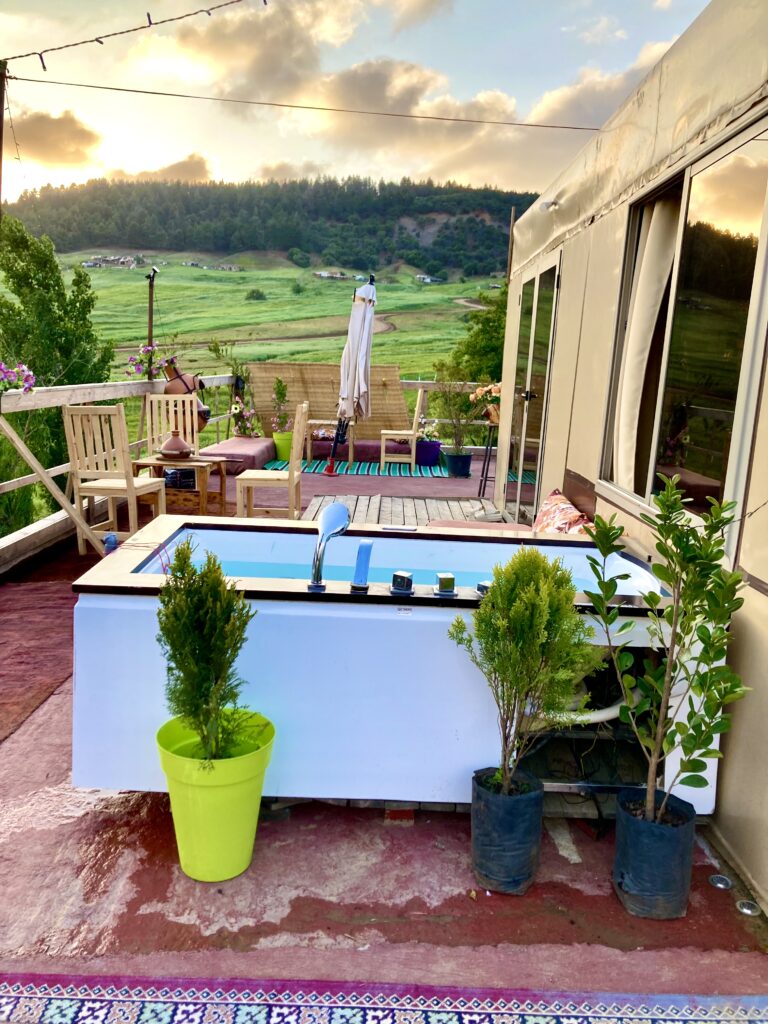 terrasse du chalet the haven